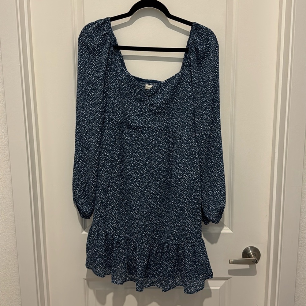 Abercrombie Babydoll Long Sleeve Dress
